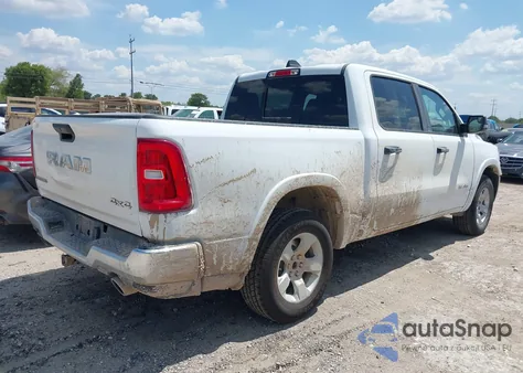 2025 Ram 1500 Big Horn 4X4 5'7 Box from USA, damaged, VIN 1C6SRFFP3SN581674